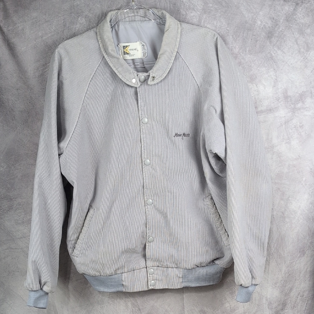 Vintage K-Brand "MoorMan’s" Corduroy Bomber Jacket - Size Large​